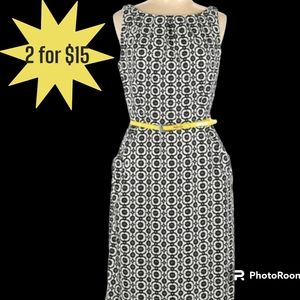 2/$15 Sale Nine West Sleeveless Dress sz 10